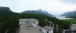 Archived image Webcam Engadin - Lake Silsersee 19:00