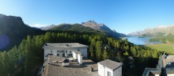 Archiv Foto Webcam Sils im Engadin - Silsersee 08:00