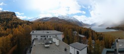 Archived image Webcam Engadin - Lake Silsersee 11:00