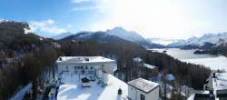 Archiv Foto Webcam Sils im Engadin - Silsersee 13:00