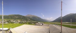 Archiv Foto Webcam Samedan I Flugplatz Richtung West 09:00