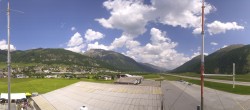 Archiv Foto Webcam Samedan I Flugplatz Richtung West 11:00