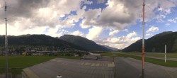 Archiv Foto Webcam Samedan I Flugplatz Richtung West 19:00