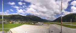 Archiv Foto Webcam Samedan I Flugplatz Richtung West 11:00