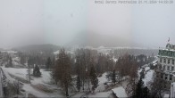 Archiv Foto Webcam Pontresina: Hotel Saratz 13:00