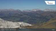 Archived image Webcam Davos Klosters: Weissfluhjoch (2260 m) 12:00