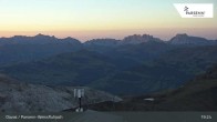 Archived image Webcam Davos Klosters: Weissfluhjoch (2260 m) 18:00