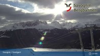Archived image Webcam gondola "Panoramabahn", Savognin in Grisons 07:00