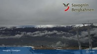 Archived image Webcam gondola "Panoramabahn", Savognin in Grisons 07:00