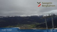 Archived image Webcam gondola "Panoramabahn", Savognin in Grisons 10:00