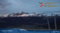Archiv Foto Webcam Panoramabahn, Savognin in Graubünden 21:00