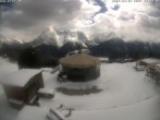 Archived image Webcam Scuol: mountain station chairlift &#34;Prui&#34;, Ftan 13:00