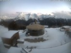 Archived image Webcam Scuol: mountain station chairlift &#34;Prui&#34;, Ftan 19:00