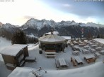 Archived image Webcam Scuol: mountain station chairlift &#34;Prui&#34;, Ftan 07:00