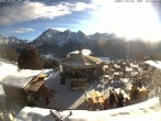 Archived image Webcam Scuol: mountain station chairlift &#34;Prui&#34;, Ftan 13:00