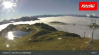 Archiv Foto Webcam Kitzbühel - Speicherteich Hornköpfl 08:00