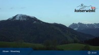 Archived image Webcam Moserberg Mountain Kössen 04:00