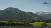 Archived image Webcam Moserberg Mountain Kössen 08:00
