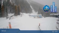 Archived image Webcam Lermoos - Hochmoos Express Top Station 14:00