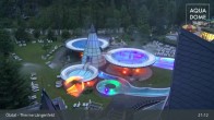 Archiv Foto Webcam Oberlängenfeld - Therme Längenfeld (Aqua Dome) 20:00