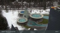 Archiv Foto Webcam Oberlängenfeld - Therme Längenfeld (Aqua Dome) 08:00