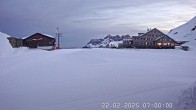 Archiv Foto Webcam Engelberg Titlis: Berghaus Jochpass 06:00