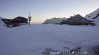 Archiv Foto Webcam Engelberg Titlis: Berghaus Jochpass 06:00