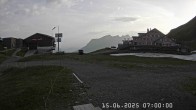 Archiv Foto Webcam Engelberg Titlis: Berghaus Jochpass 06:00