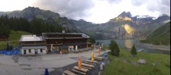Archiv Foto Webcam Kandersteg: Oeschinensee (1578 m) 19:00
