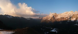 Archiv Foto Webcam Chaux Ronde Bergstation 19:00