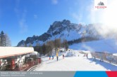 Archived image Webcam Sexten Dolomites: Top station Rotwand 08:00