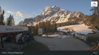 Archived image Webcam Sexten Dolomites: Top station Rotwand 05:00