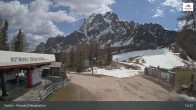 Archived image Webcam Sexten Dolomites: Top station Rotwand 13:00