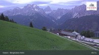 Archiv Foto Webcam Helm Plateau in den Sextner Dolomiten 04:00