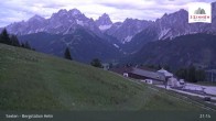Archiv Foto Webcam Helm Plateau in den Sextner Dolomiten 02:00