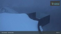 Archived image Webcam Schnalstal Gletscherbahn - Top Station 04:00