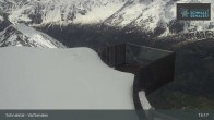 Archived image Webcam Schnalstal Gletscherbahn - Top Station 12:00