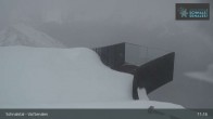 Archived image Webcam Schnalstal Gletscherbahn - Top Station 10:00