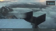 Archived image Webcam Schnalstal Gletscherbahn - Top Station 07:00