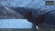 Archived image Webcam Schnalstal Gletscherbahn - Top Station 04:00