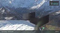 Archived image Webcam Schnalstal Gletscherbahn - Top Station 08:00