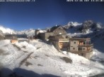 Archived image Webcam Schnalstal: Hut "Schöne Aussicht" 13:00