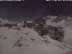 Archived image Webcam Schnalstal: Hut "Schöne Aussicht" 01:00