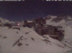 Archiv Foto Webcam Schnalstal: Schöne Aussicht-Hütte 23:00