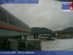 Archived image Webcam base station Kronplatz I and II, South Tyrol 13:00