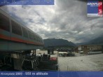 Archived image Webcam base station Kronplatz I and II, South Tyrol 13:00