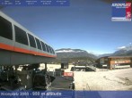 Archived image Webcam base station Kronplatz I and II, South Tyrol 09:00