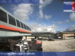 Archived image Webcam base station Kronplatz I and II, South Tyrol 09:00