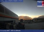 Archived image Webcam base station Kronplatz I and II, South Tyrol 07:00