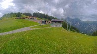 Archiv Foto Webcam Ladurns Gondelbahn Bergstation 15:00